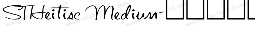 STHeitisc Medium字体转换